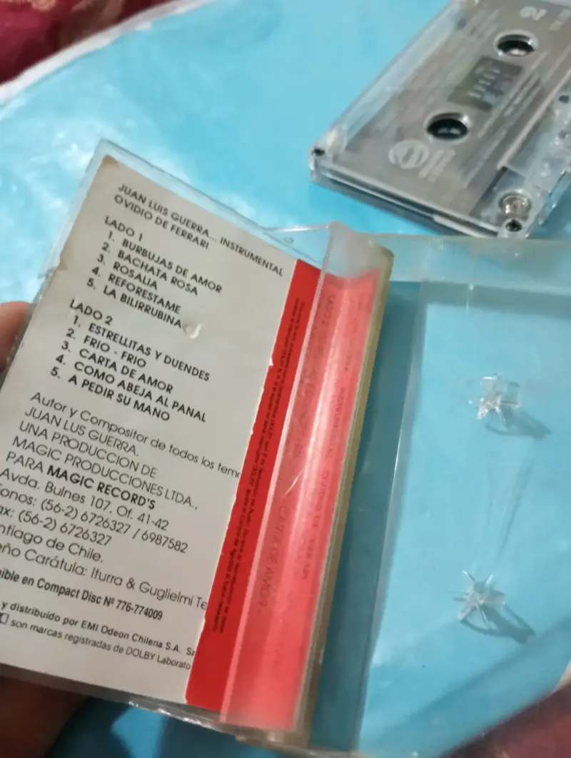 Cassette Juan Luis Guerra Instrumental - Ovidio De - 4