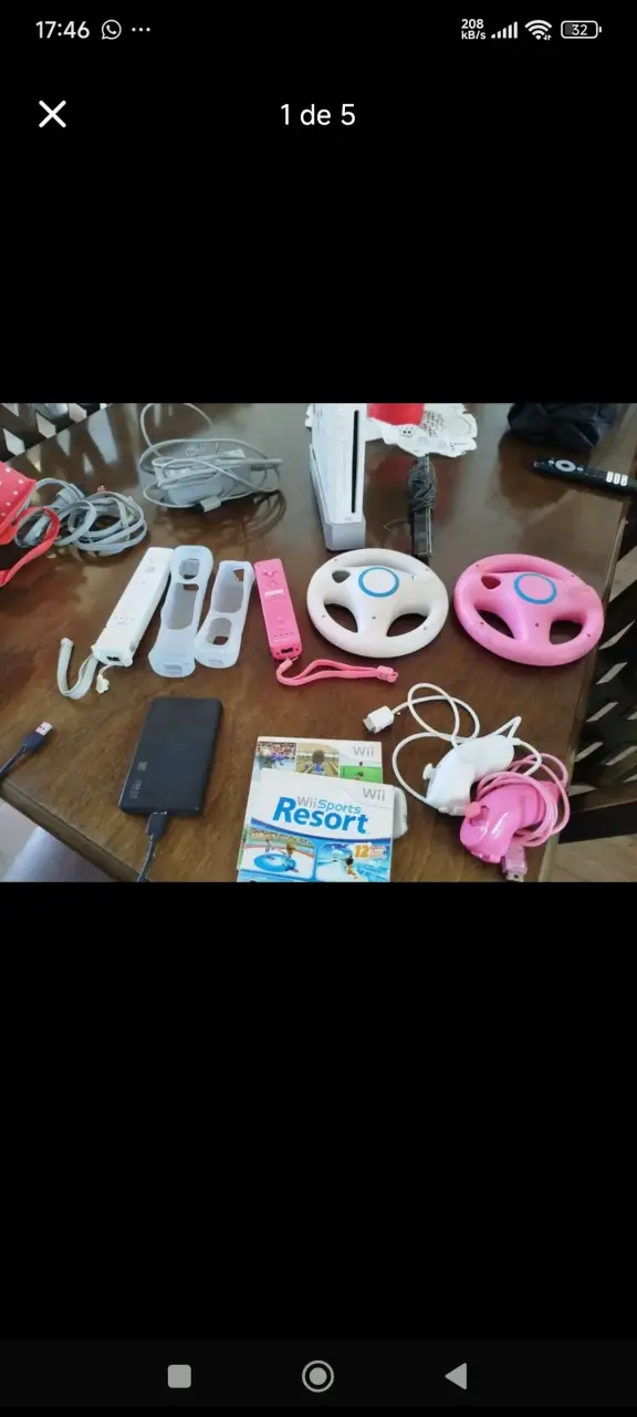 Consola Wii con accesorios - 1