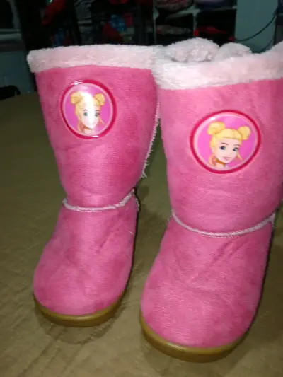Botas infantiles rosadas - miniatura 3