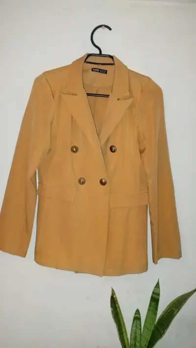 Blazer camel Shein para mujer - miniatura 1