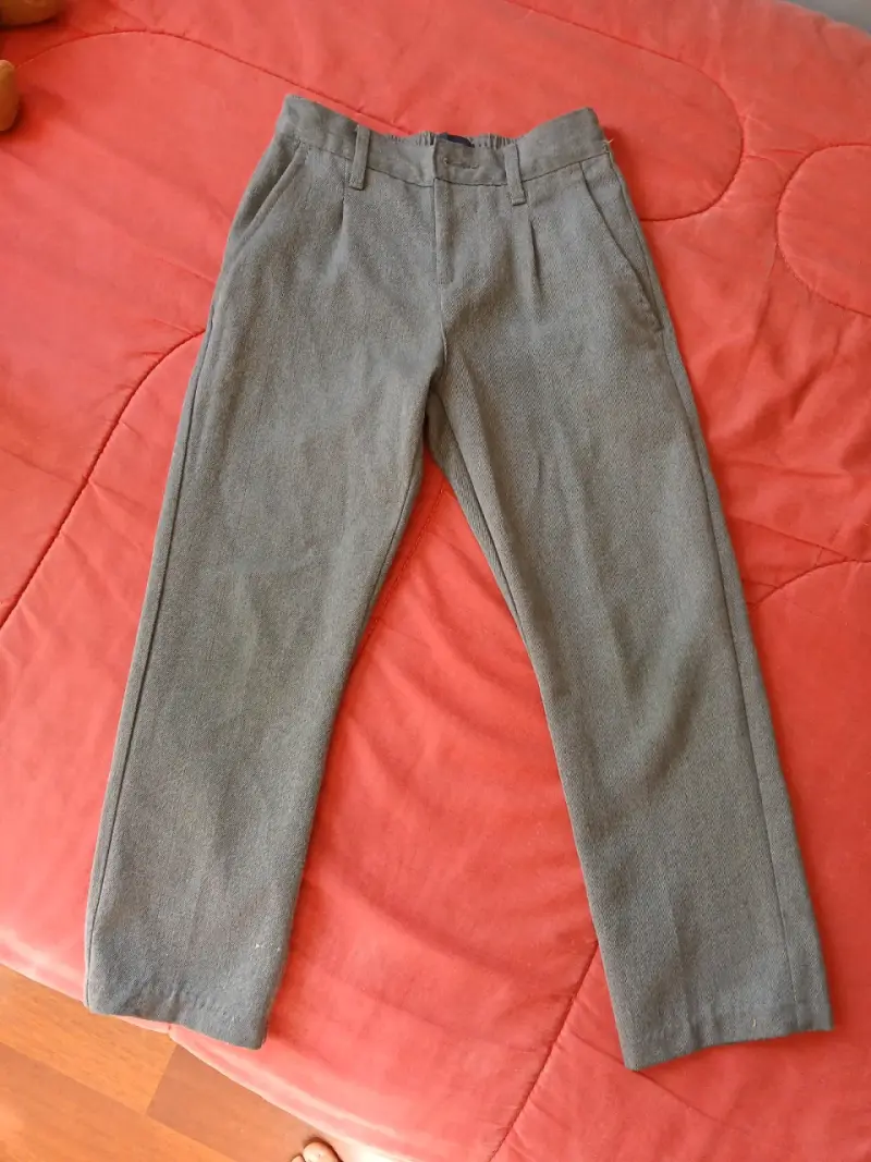Pantalón gris clásico - 1