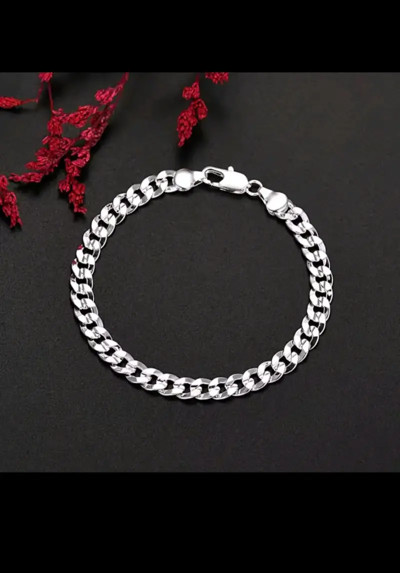 Pulsera de cadena plata 925