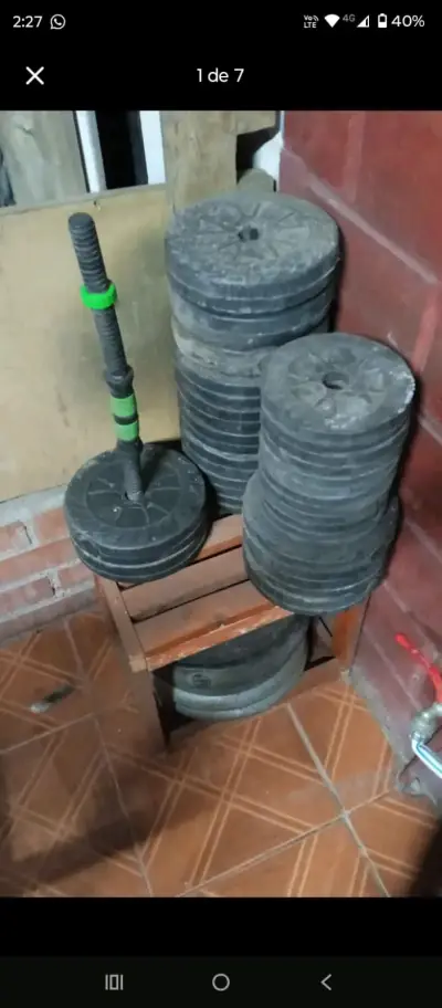 Soporte para sentadillas de acero - miniatura 2