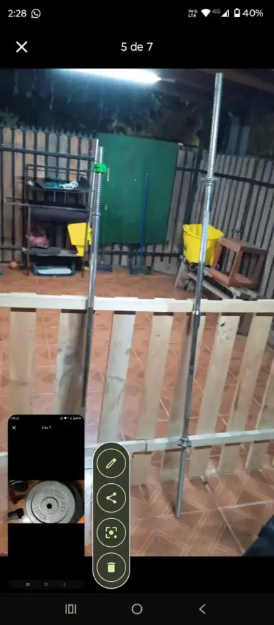 Soporte para sentadillas de acero - miniatura 4