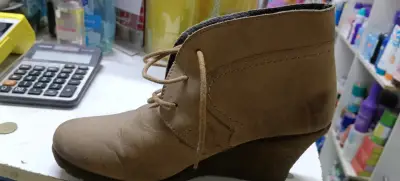 Botines de cuero marrón 38 - miniatura 5