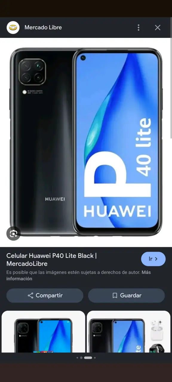 Huawei P40 Lite Negro