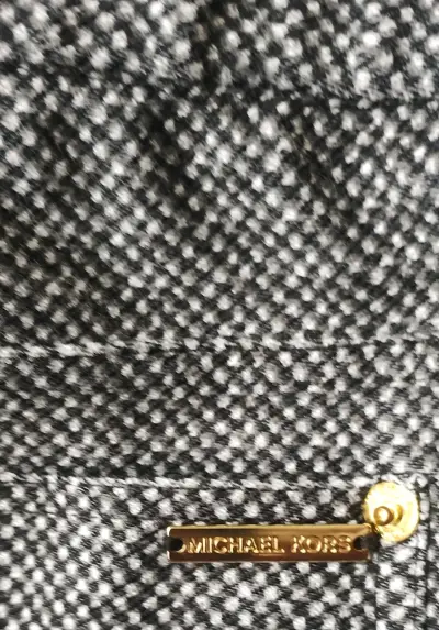 Pantalón gris de tela estampada - miniatura 5