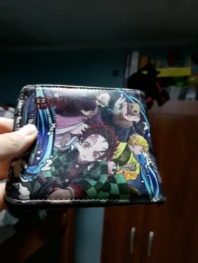 Billetera anime diseño colorido - miniatura 1