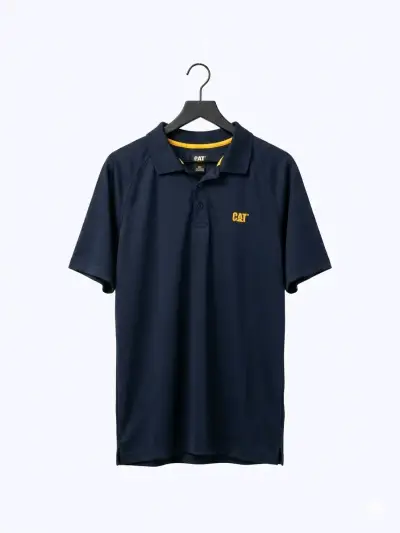 Polera polo CAT azul marino - miniatura 1