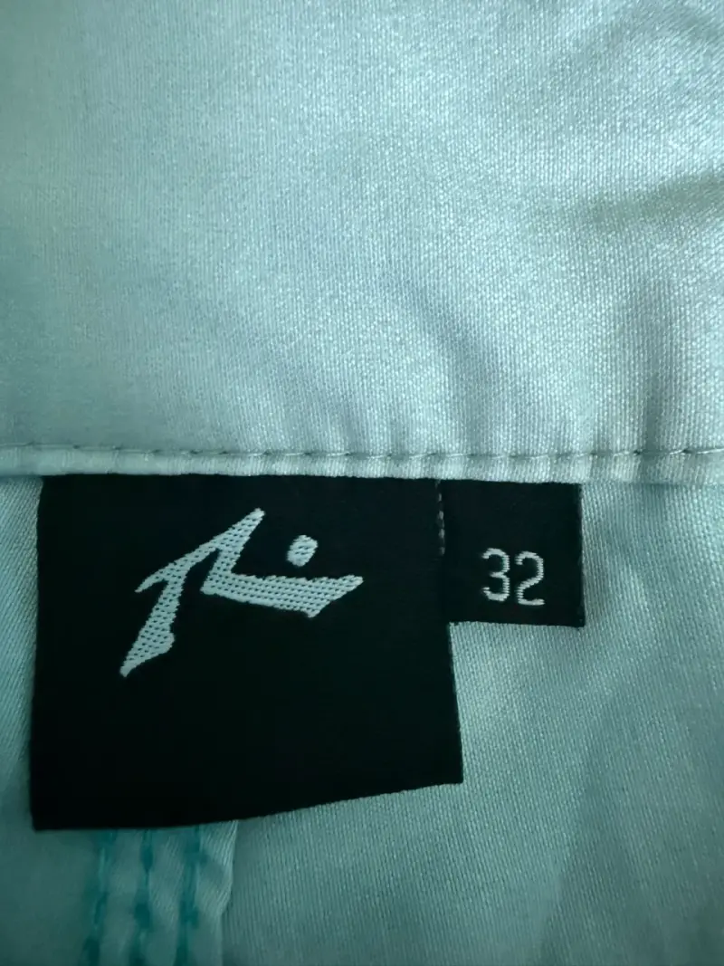 Shorts de baño azul y gris - 2