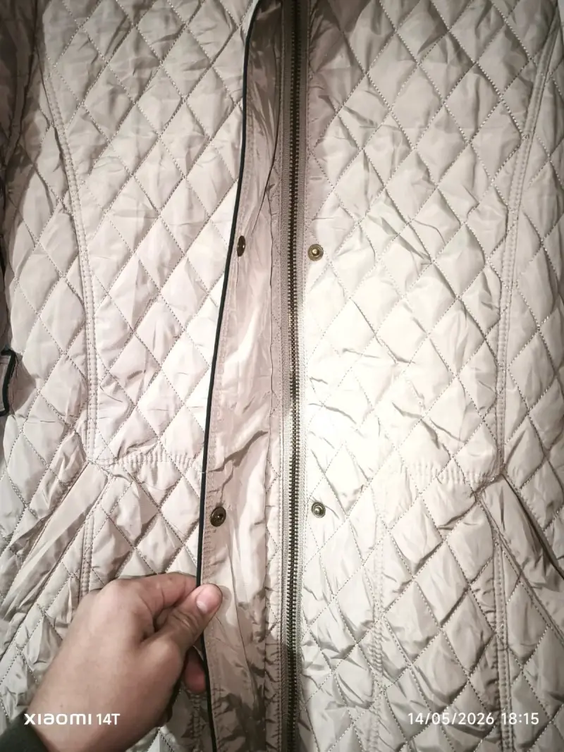 Chaqueta acolchada beige - 3