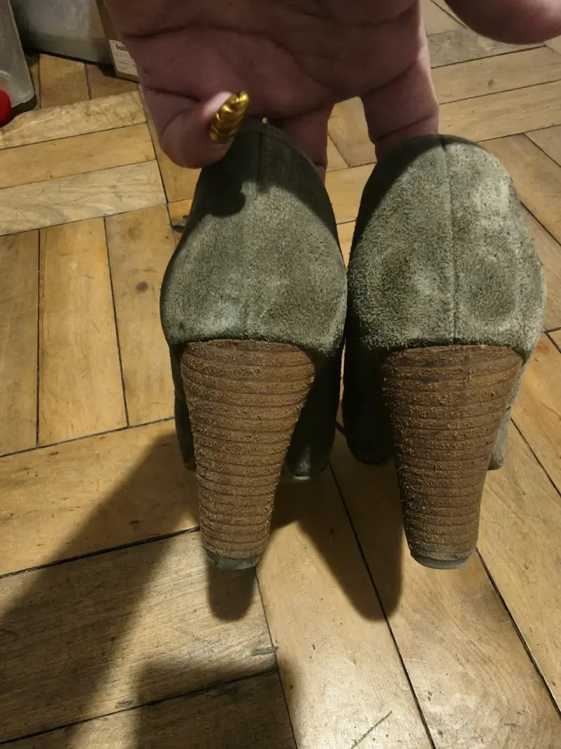 Zapatos de cuero verde musgo - 3