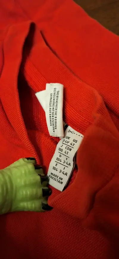 Conjunto deportivo Adidas rojo - miniatura 2