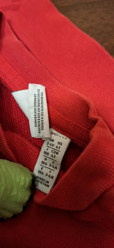 Conjunto deportivo Adidas rojo - miniatura 4