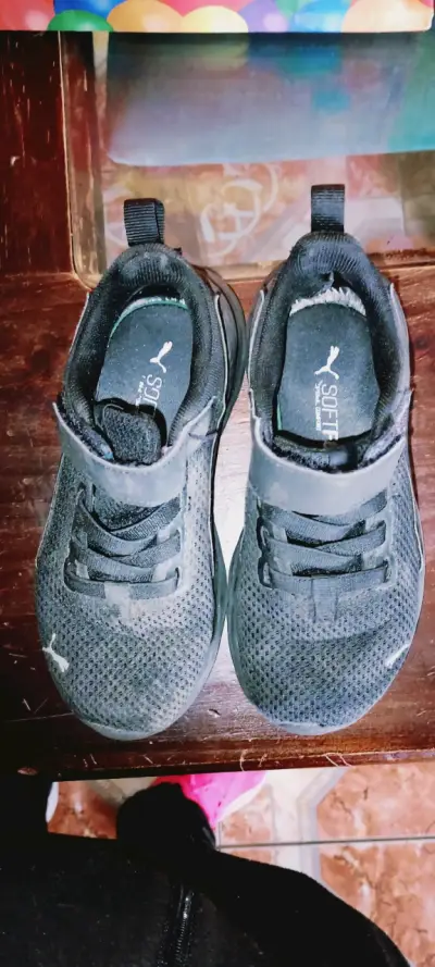 Zapatos deportivos negros Unisex - miniatura 2