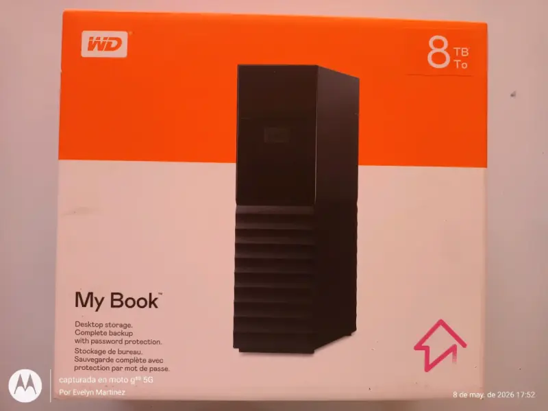 Disco duro externo WD 8TB - 1