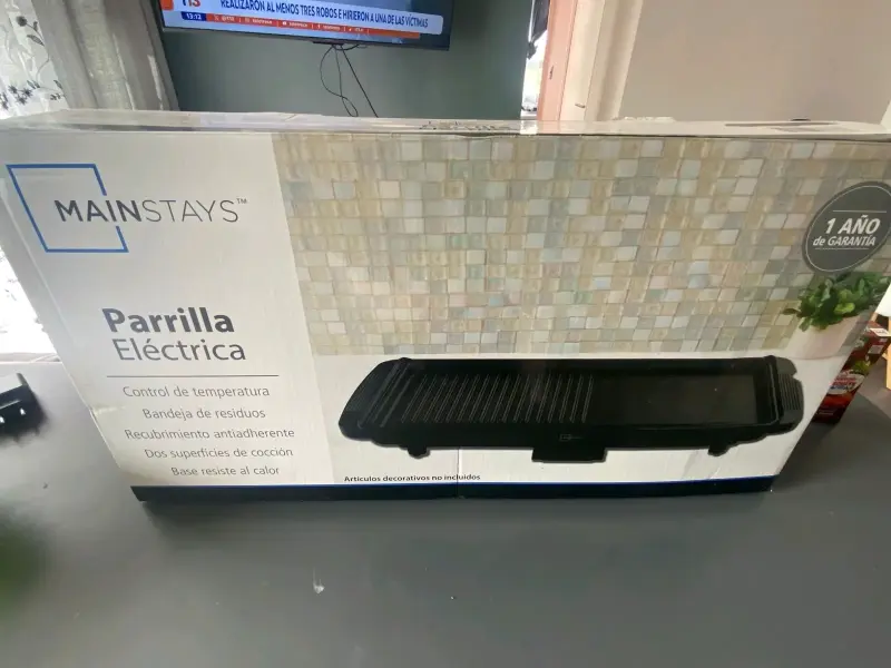 Parrilla eléctrica Mainstays - 4