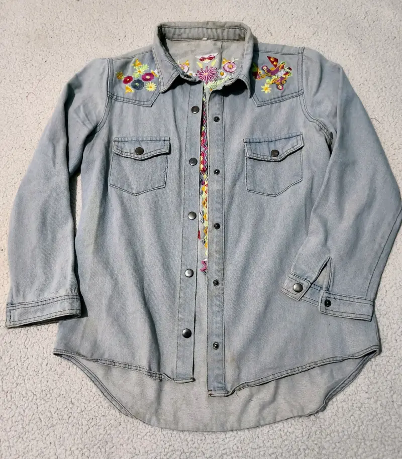 Chaqueta bordada multicolor - 2