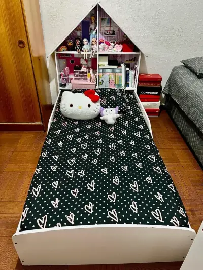 Cama invividual, tipo casa blanca - miniatura 1