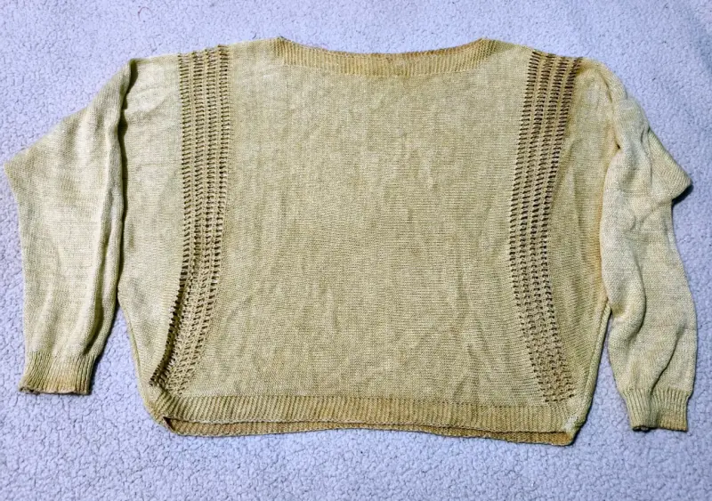 Suéter beige de punto