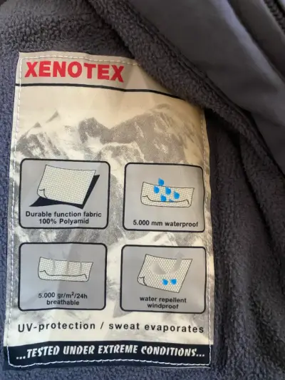 Chaqueta blanca impermeable Niño - miniatura 3