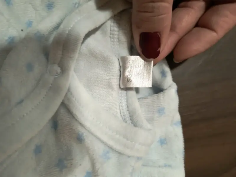 Pijama bebé blanco con estrellas - 3