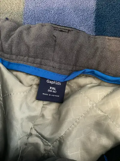 Pantalón de esquí negro Niño marca gap - miniatura 2