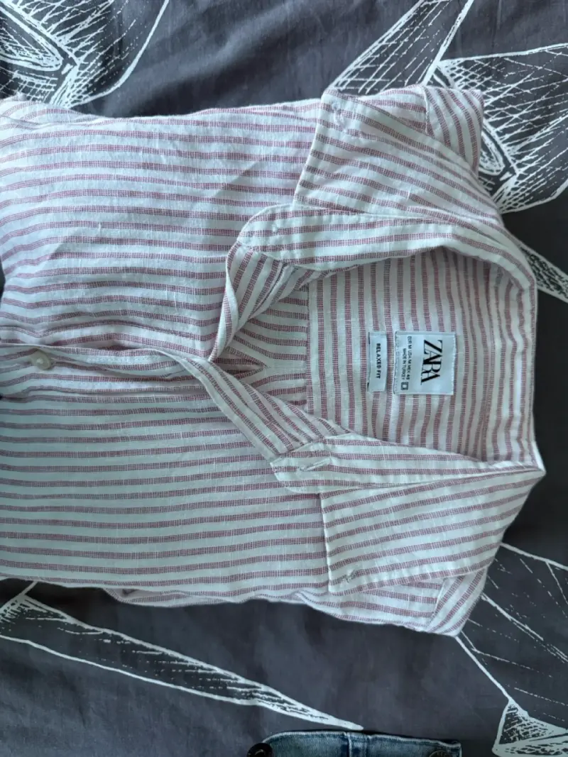 Camisa rayada hombre ZARA - 2