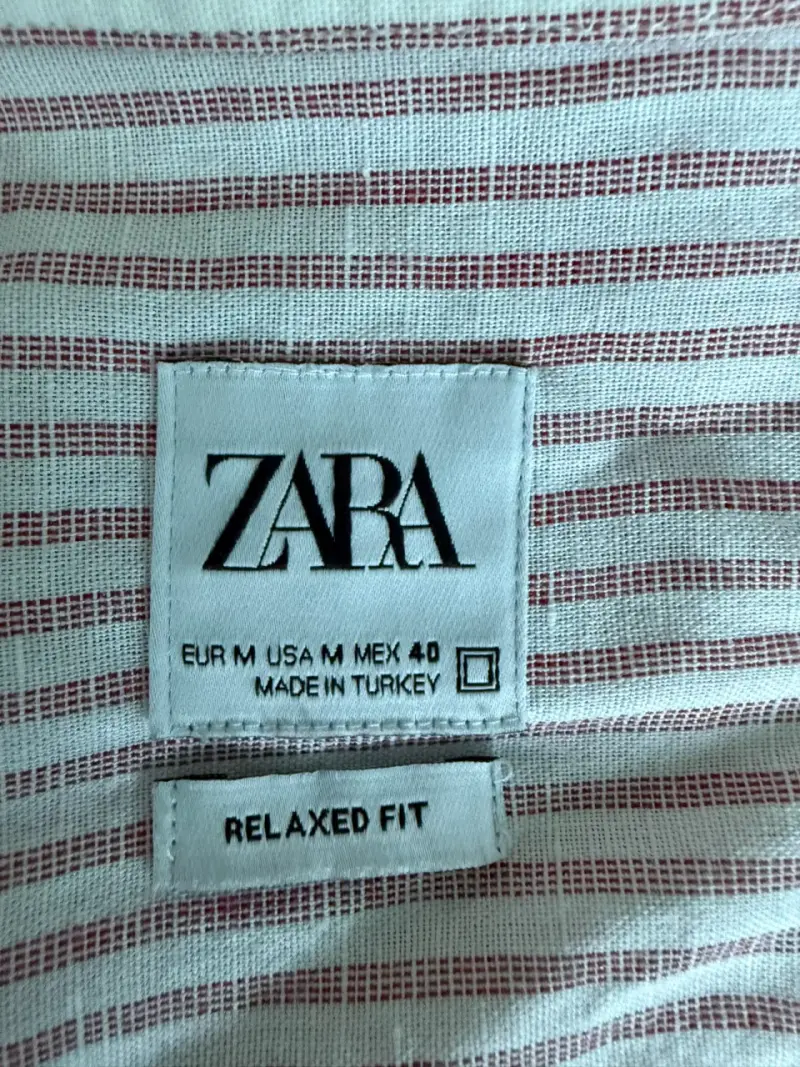 Camisa rayada hombre ZARA - 3