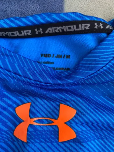 Polera deportiva primera capa azul Under Armour - miniatura 2