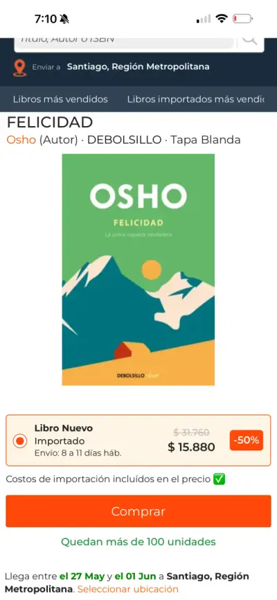 Libro Osho Felicidad - miniatura 5