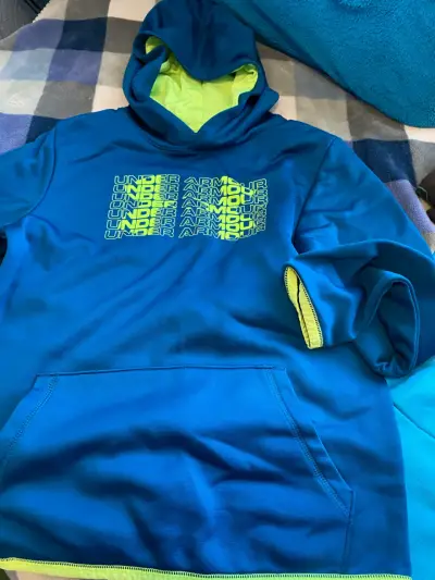 Polerón Under Armour azul verdoso - miniatura 2