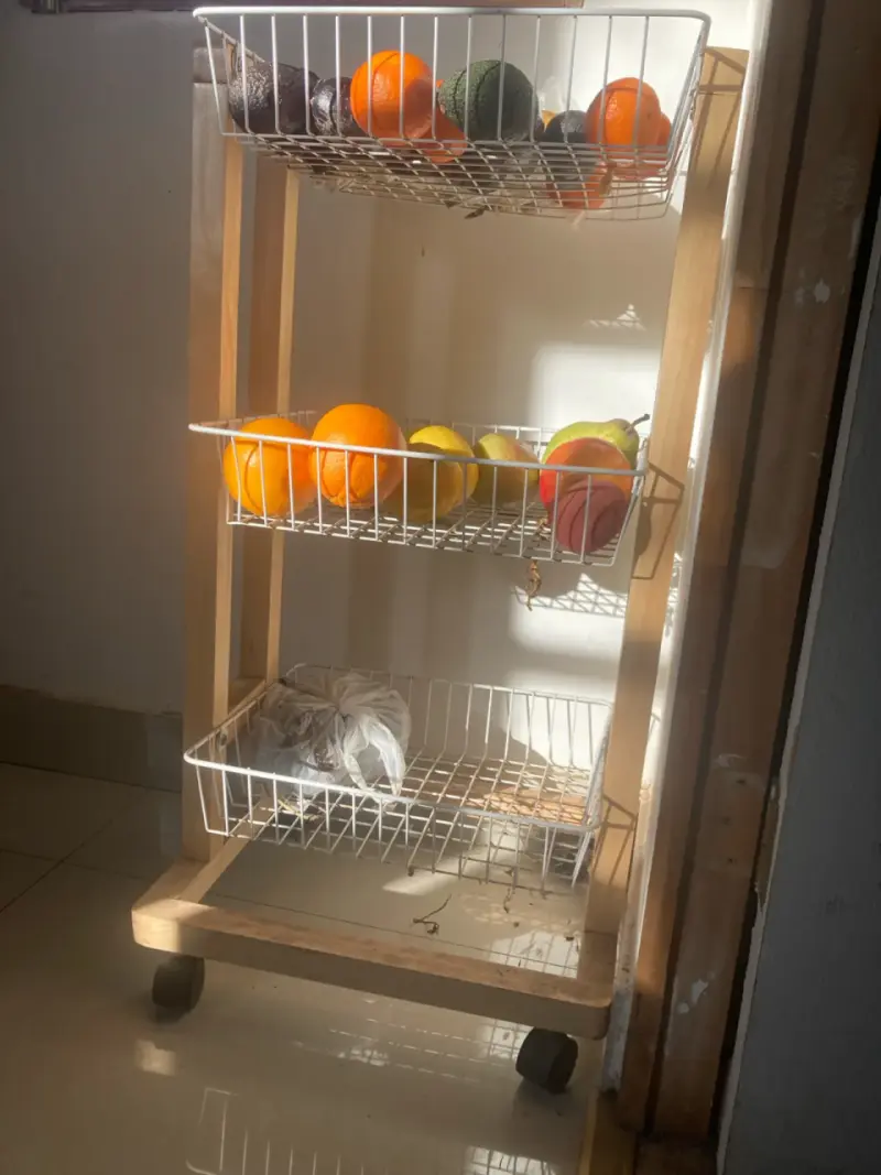 Carro organizador de frutas