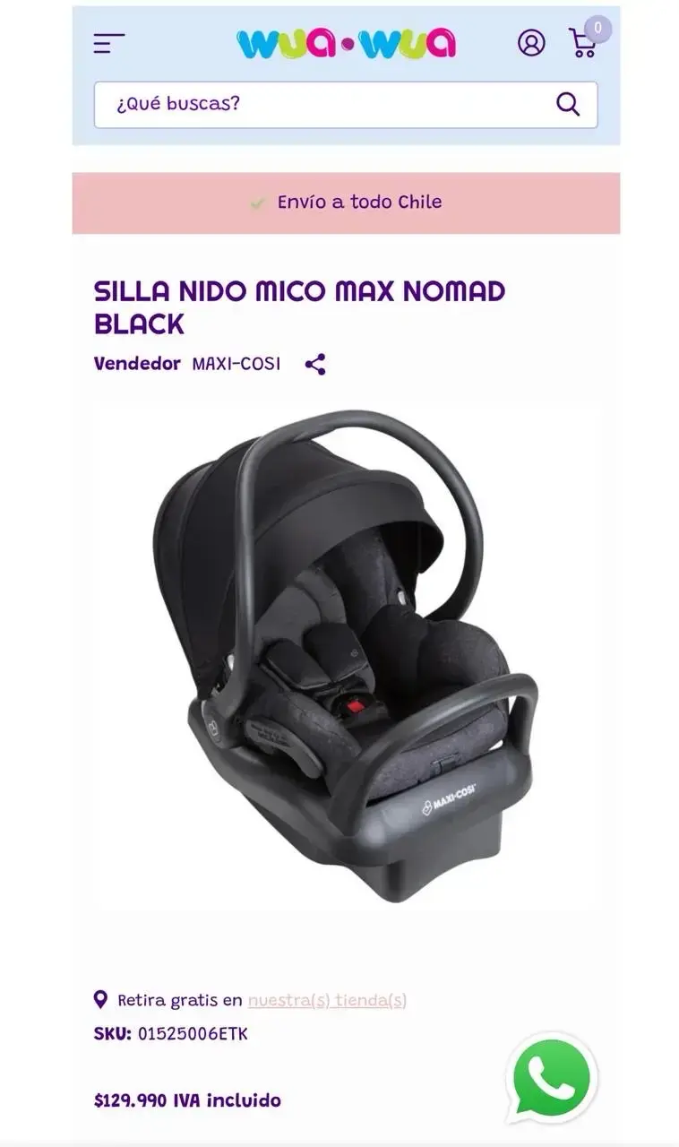 Silla de auto Bebé Maxi-Cosi negra - 6