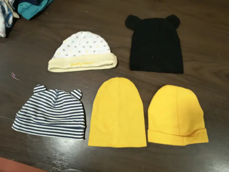 Set de gorros para bebé