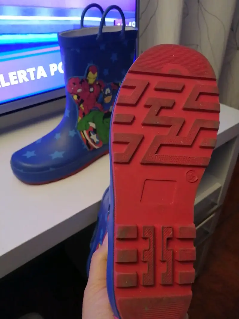 Botas de lluvia infantiles estampado