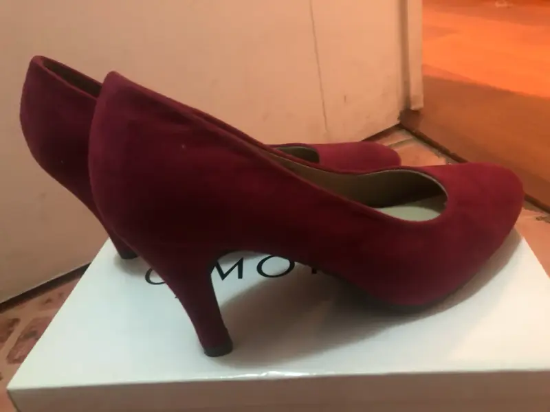 Zapatos de tacón rojo mujer - 1