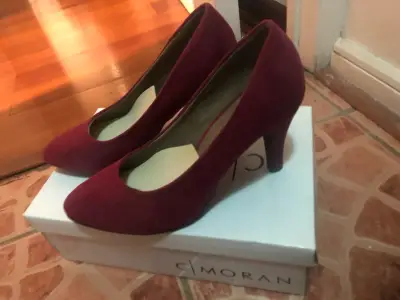 Zapatos de tacón rojo mujer - miniatura 3