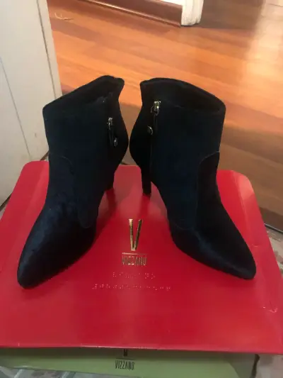 Zapatos de tacón azul mujer - miniatura 1