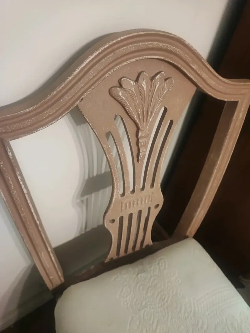 Silla vintage de madera - 3