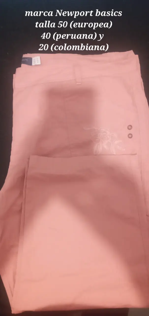 Pantalones rosas Newport Basics - 1