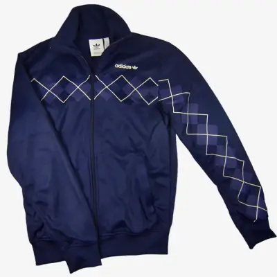 Chaqueta deportiva azul adidas - miniatura 1
