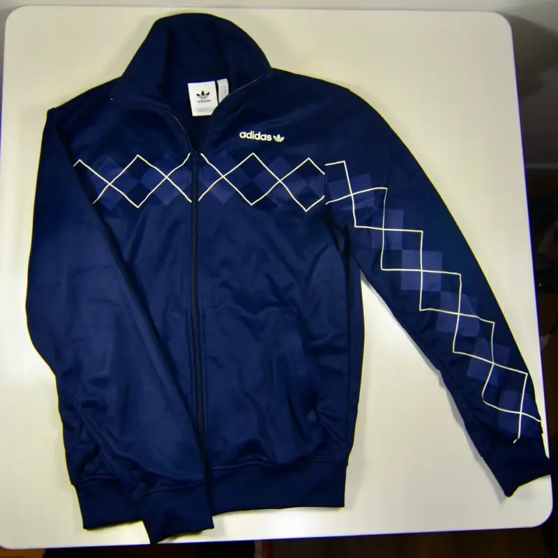 Chaqueta deportiva azul adidas - 3