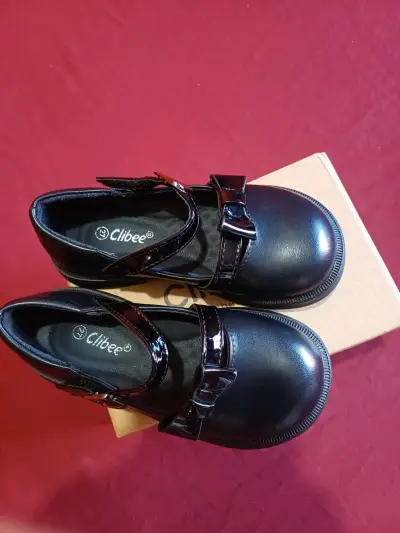 Zapatos escolares negros Clibee - miniatura 1