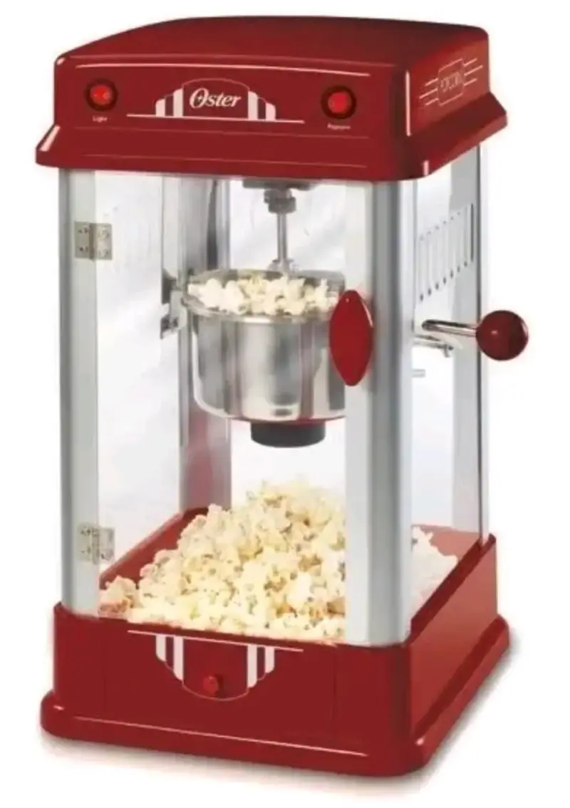 Máquina de palomitas Oster roja - 2