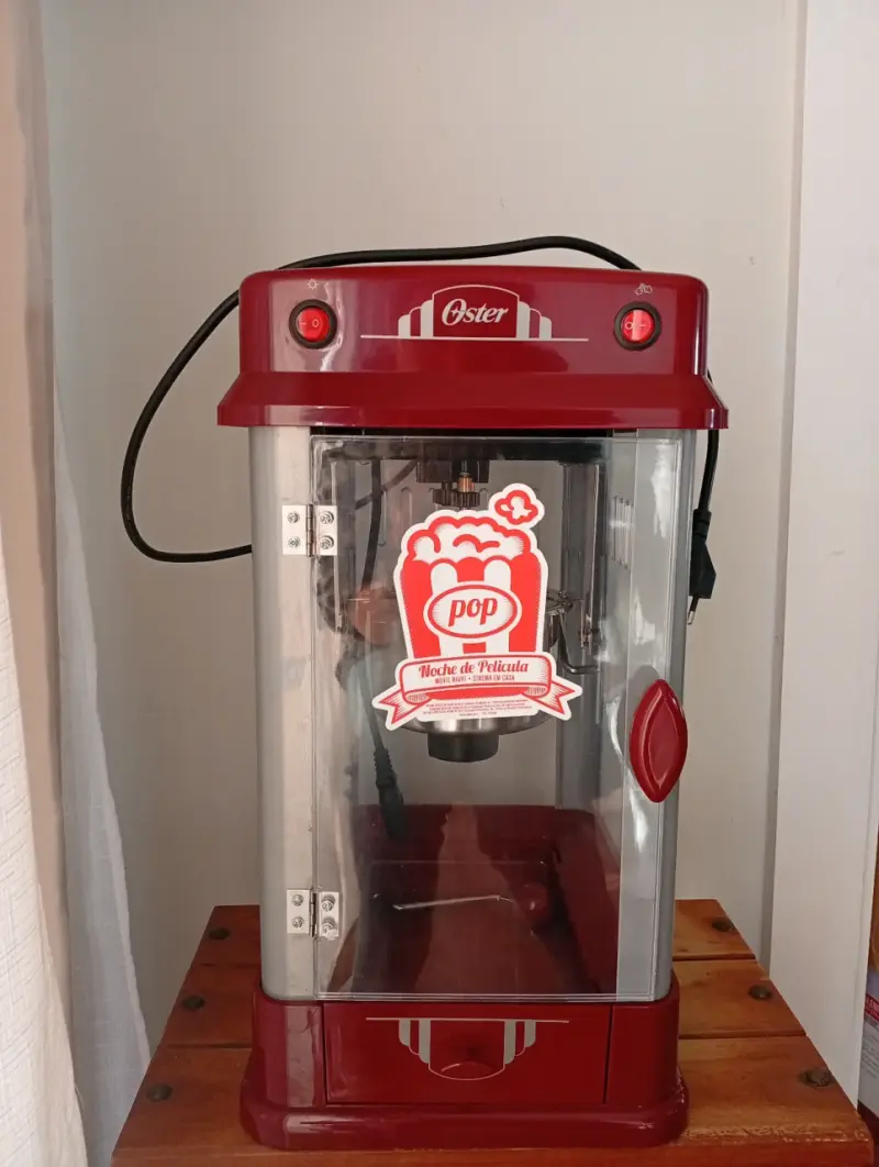 Máquina de palomitas Oster roja - 4