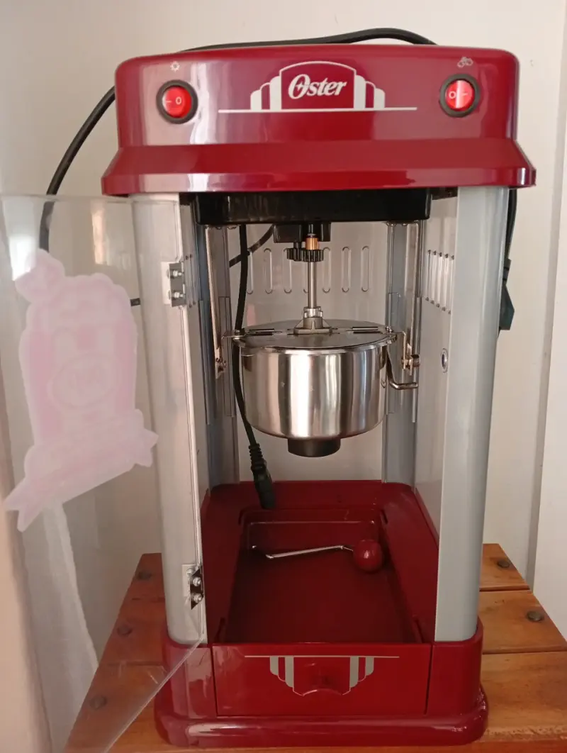 Máquina de palomitas Oster roja - 5