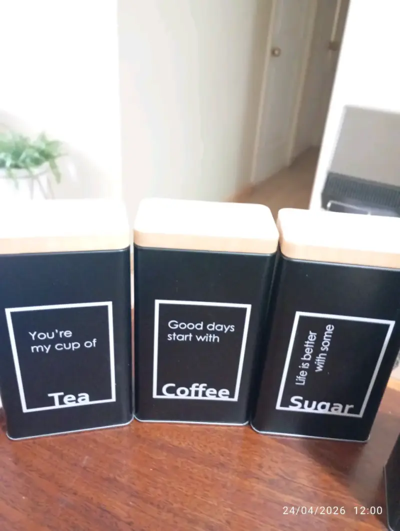 Set de contenedores para café, té y azúcar - 1