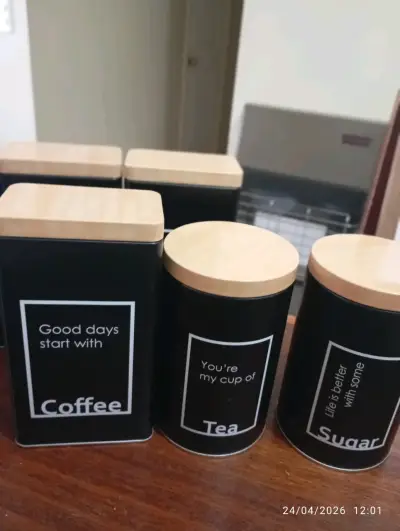 Set de contenedores para café, té y azúcar - miniatura 2