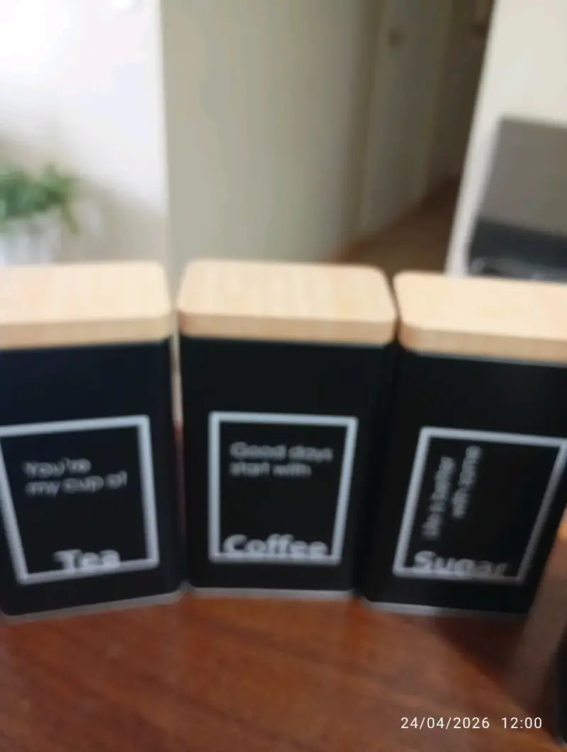Set de contenedores para café, té y azúcar - 3